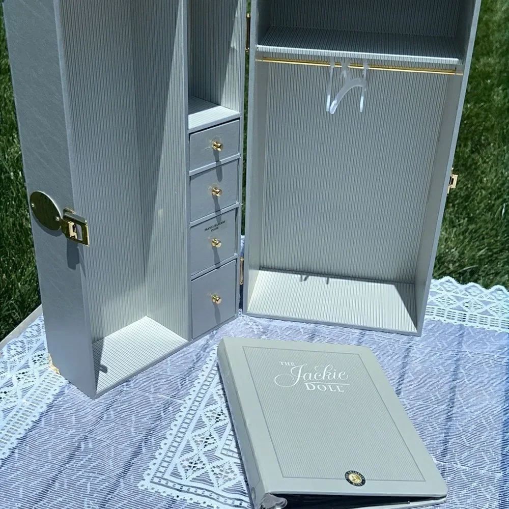 Wardrobe & Doll case for the Jackie Doll by Franklin Mint hangers & Photo Album